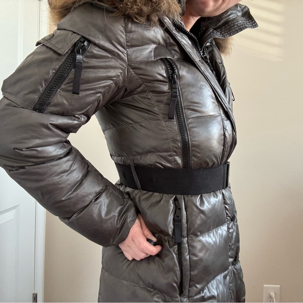 SAM. Goose Down & Raccoon Eskimo Winter Longline Puffer Jacket- Fair condition - Picture 7 of 16